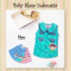 large kemeja perempuan hijau